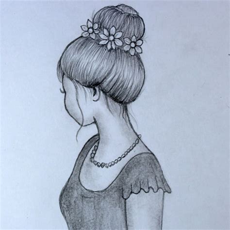 drawing for girls easy|pencil drawing of a girl.